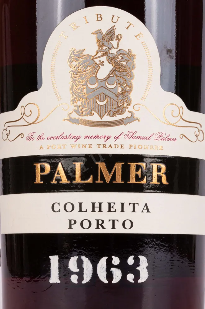 Этикетка Palmer Colheita Porto 1963 1963 0.75 л