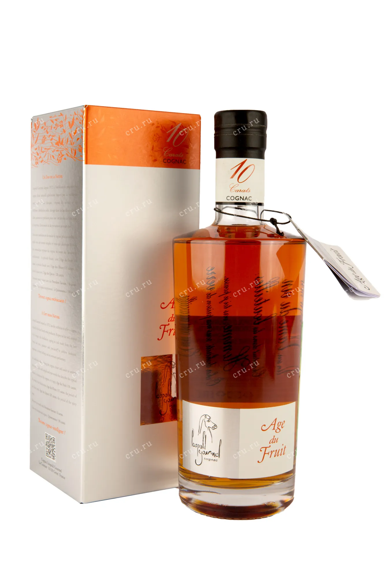 Фото — Коньяк Leopold Gourmel Age du Fruit 10 Carats in gift box  0.7 л
