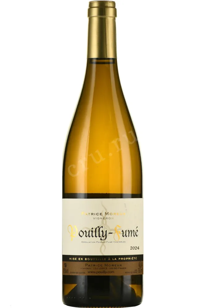 Вино Domaine Patrice Moreux Pouilly-Fume 2024 0.75 л