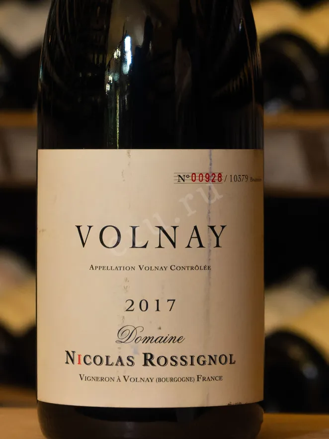 В магазине Крю Профи Domaine Nicolas Rossignol Volnay AOC 2017 0.75 л