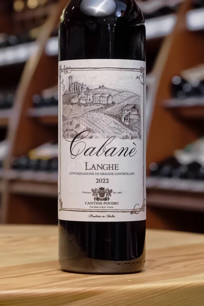 В магазине Крю Профи Cantine Povero Cabane Langhe DOC 2022 0.75 л