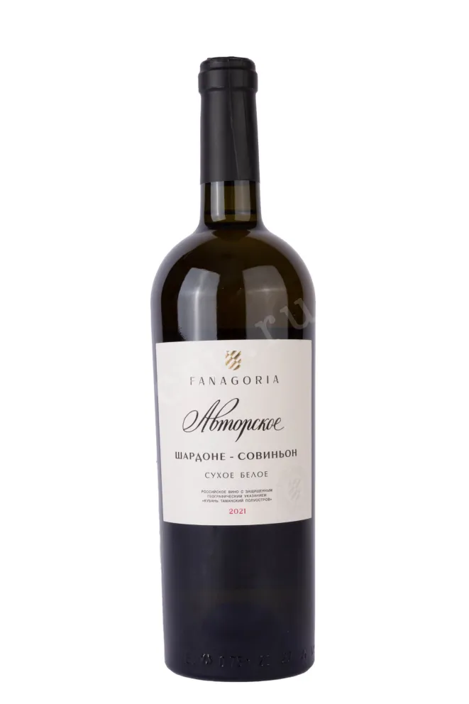 Вино Фанагория Авторское Шардоне Совиньон 2021 0.75 л