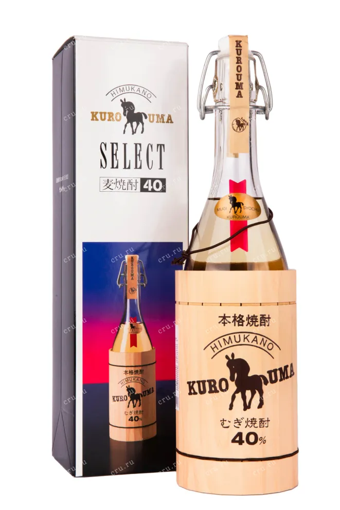 Сётю Himukano Kurouma Mugi Shochu Select with gift box  0.7 л