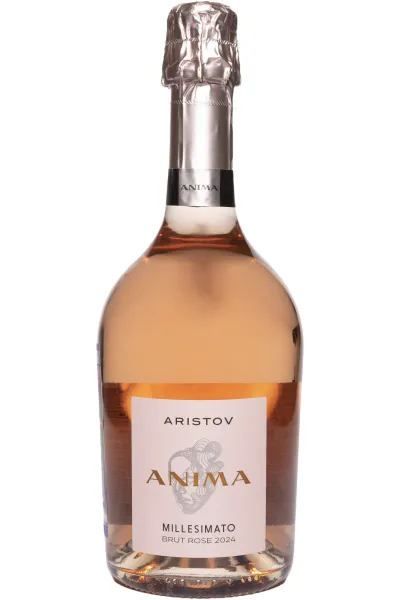 Игристое вино Аристов Анима Миллезимато Брют Розе 2024 0.75 л