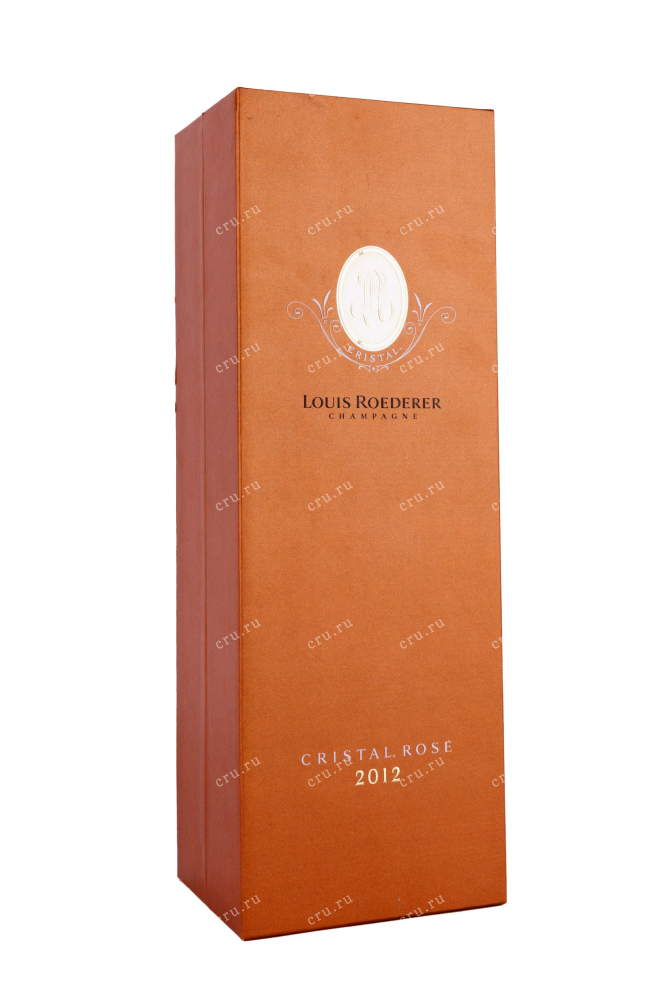 Подарочная коробка Louis Roderer Cristal Rose gift box 2012 0.75 л