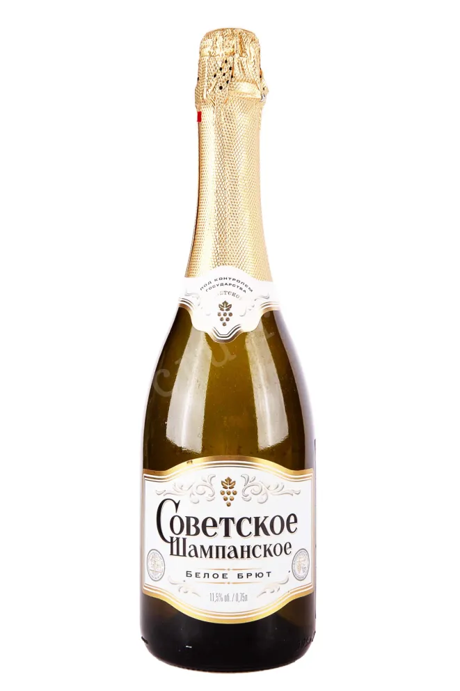 Игристое вино Советское Шампанское Белое Брют 2023 0.75 л