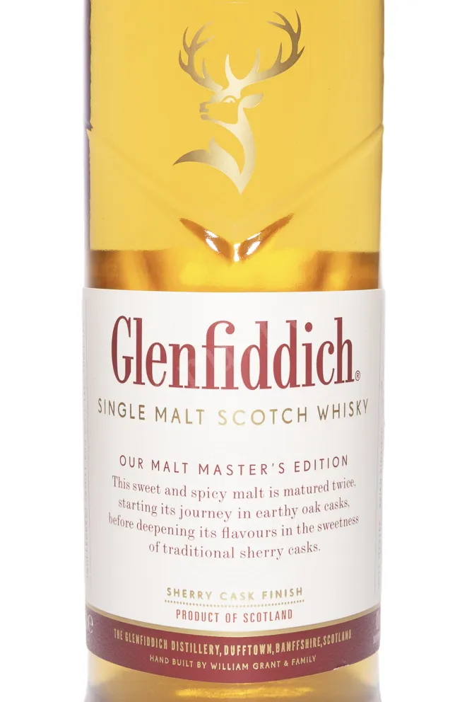 Этикетка Glenfiddich Malt Master Edition 0.7 л