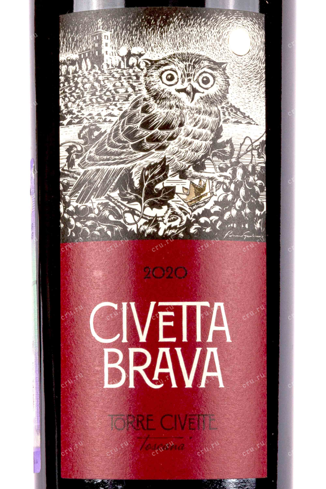 Этикетка Civetta Brava Toscana 2020 0.75 л