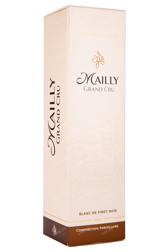 Подарочная коробка игристого вина Mailly Blan de Pinot Noir gift box 0.75 л