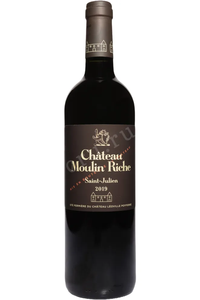 Вино Chateau Moulin Riche Saint-Julien AOC 2019 0.75 л