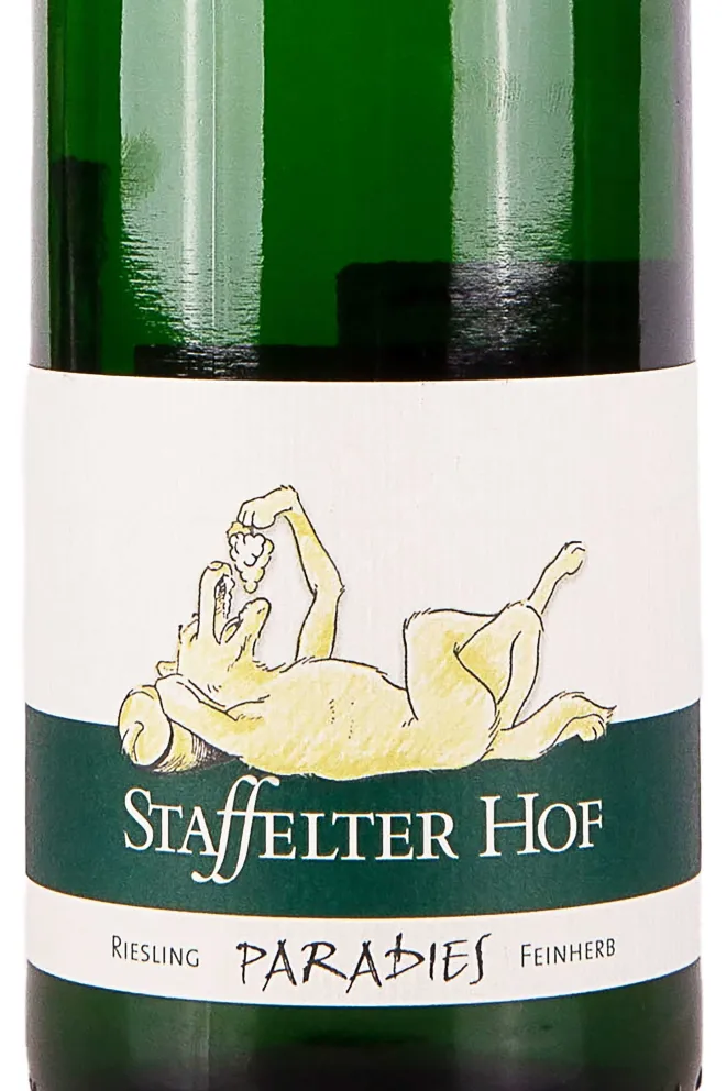Этикетка Staffelter Hof Paradies Riesling Feinherb Mosel 2020 0.75 л