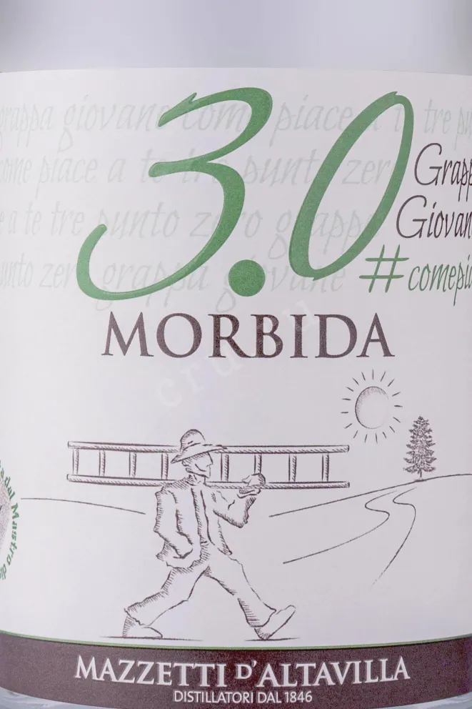 Этикетка Mazzetti d Altavilla 3.0 Morbida Giovane 2018 0.7 л