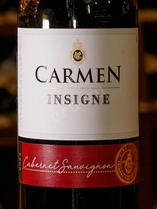 В магазине Крю Профи Carmen Insigne Cabernet Sauvignon 2023 0.75 л
