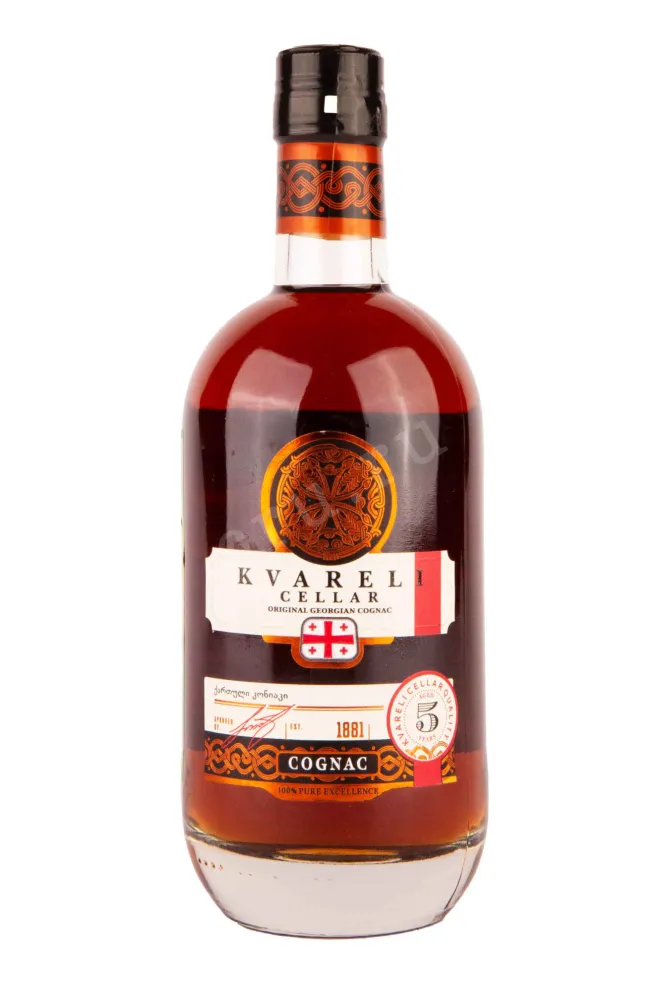 Коньяк Кварели Селлар 5 лет  0.5 л