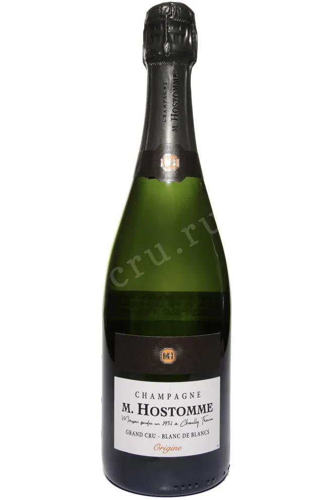 Шампанское M. Hostomme Origine Blan de Blancs 2022 0.75 л