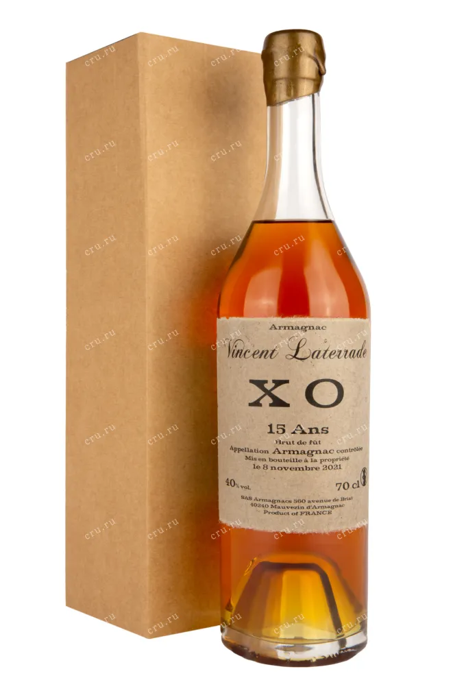 Арманьяк Vincent Laterrade AOC XO 15 years  0.7 л