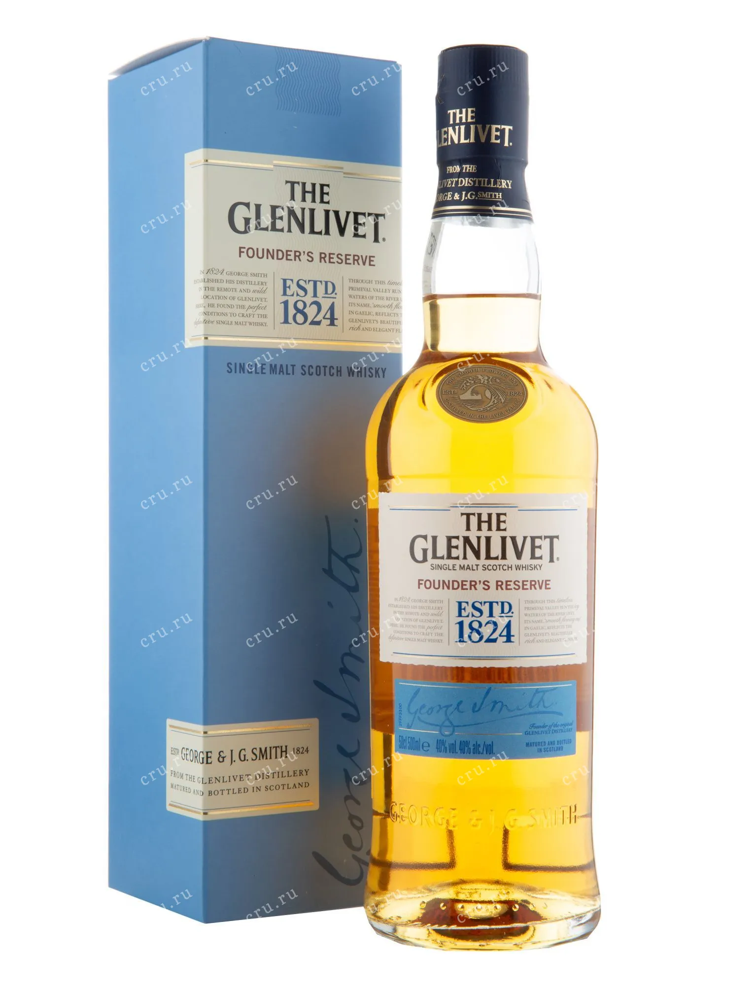 Фото — Виски Glenlivet Founders Reserve  0.5 л