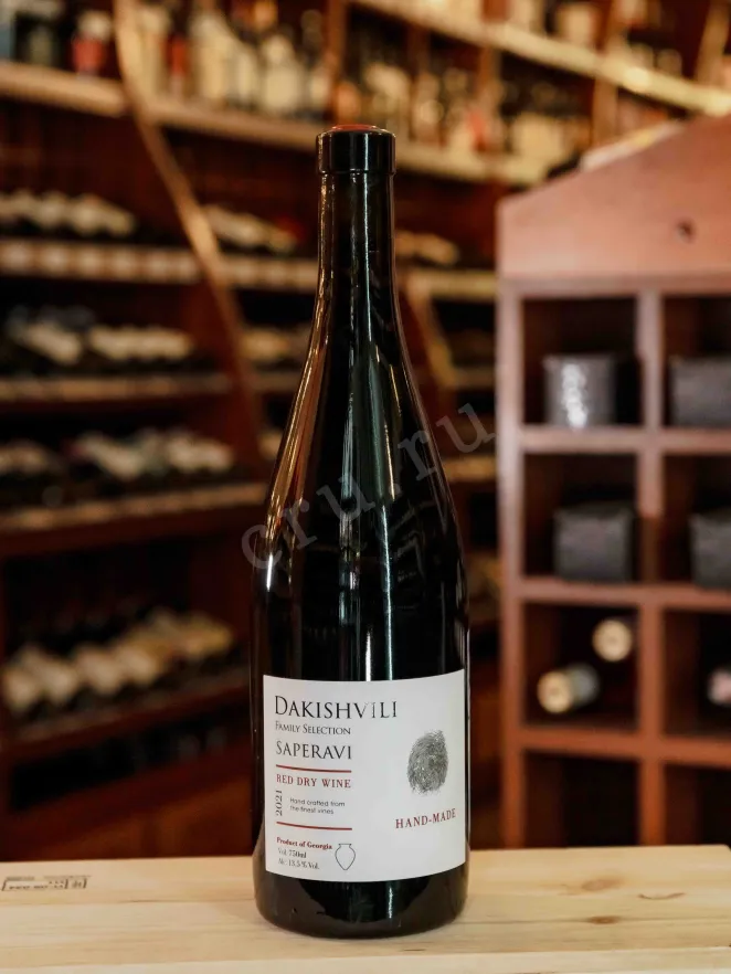 В магазине Крю Профи Dakishvili Saperavi Red dry 2021 0.75 л