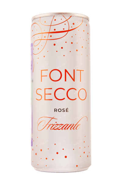 Игристое вино Font Secco Rose Frizzante  0.25 л
