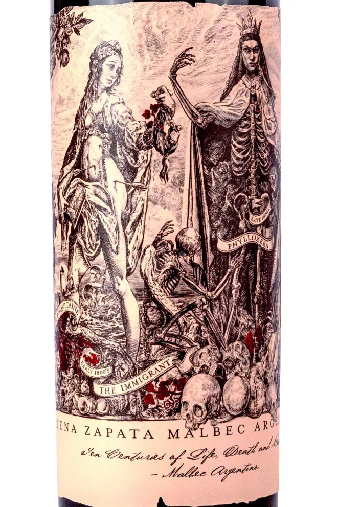 Этикетка Catena Zapata Malbec Argentino 2022 0.75 л