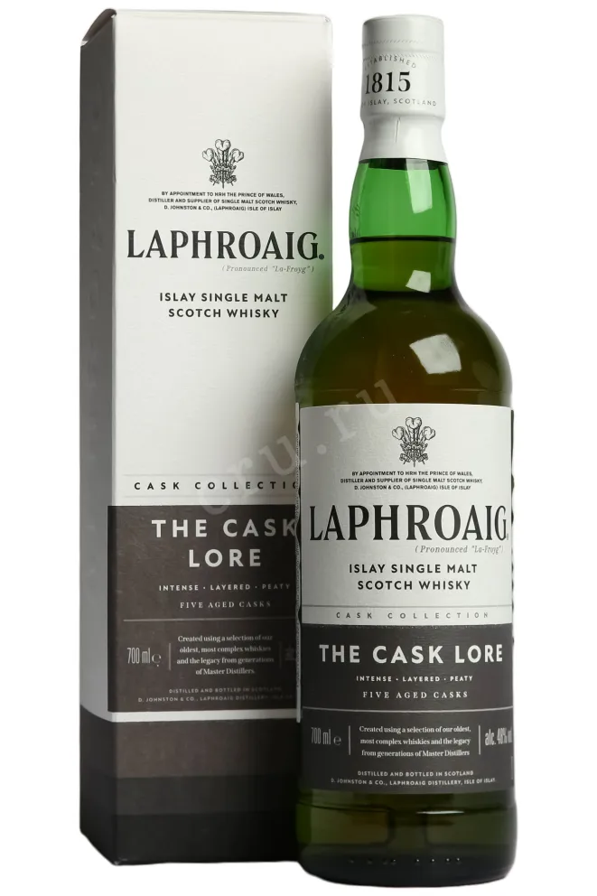 Виски Laphroaig The Cask Lore in gift box  0.7 л