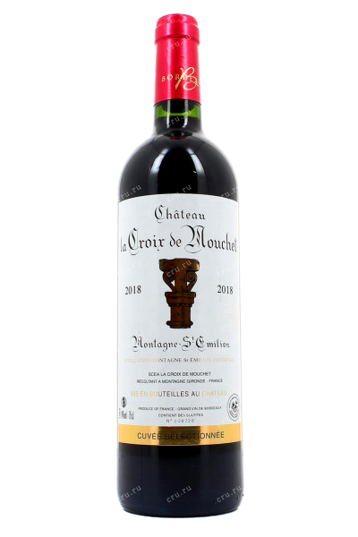 Вино Chateau La Croix de Mouchet Saint-Emillon 2015 0.75 л