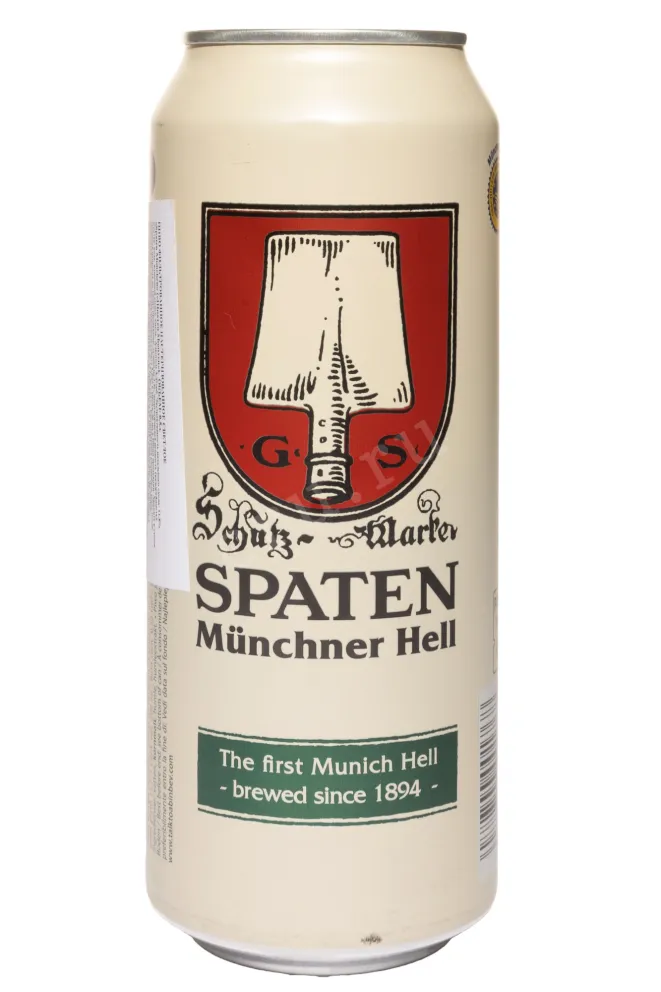Пиво Spaten Munchen in metal can  0.5 л