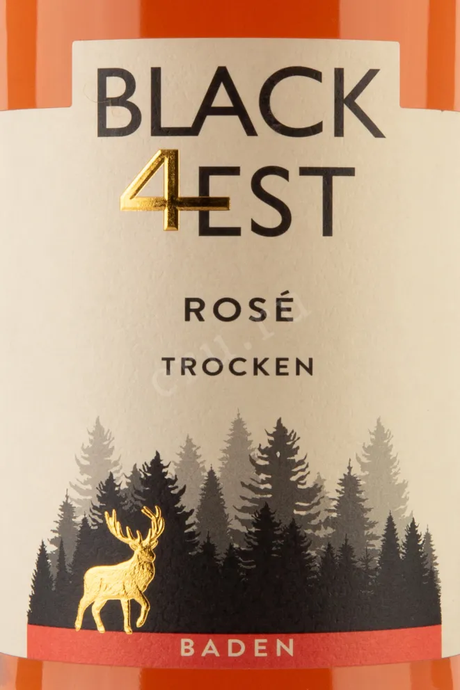 Этикетка Black Forest Rose  2021 0.75 л