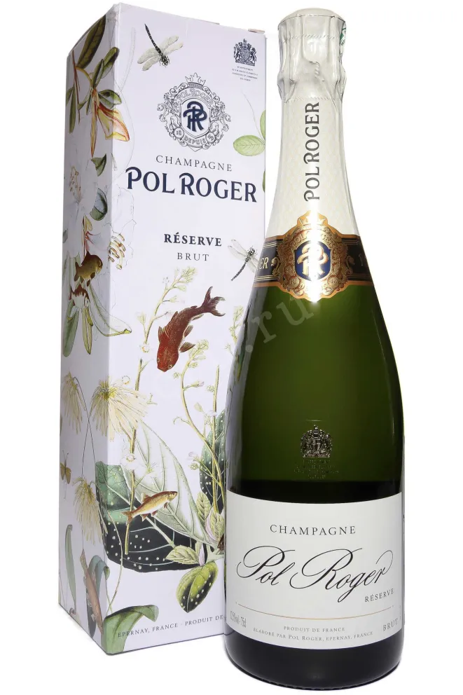 Шампанское Pol Roger Brut Reserve in gift box 2018 0.75 л