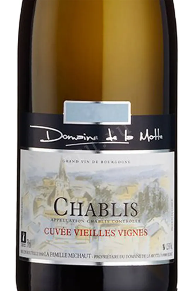 Этикетка Domaine de la Motte Chablis Premier Cru AOC Beauroy 2013 0.75 л