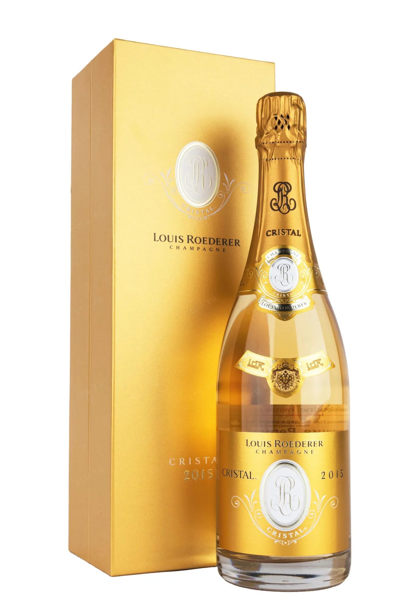 Фото — Шампанское Louis Roederer Cristal gift box 2015 0.75 л