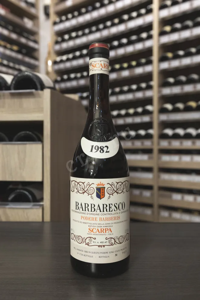 В магазине Крю Профи Scarpa Podere Barberis Barbaresco DOCG 1982 0.75 л