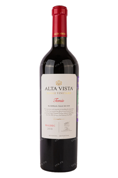 Вино Alta Vista Single Vineyard Temis Malbec 0.75 л