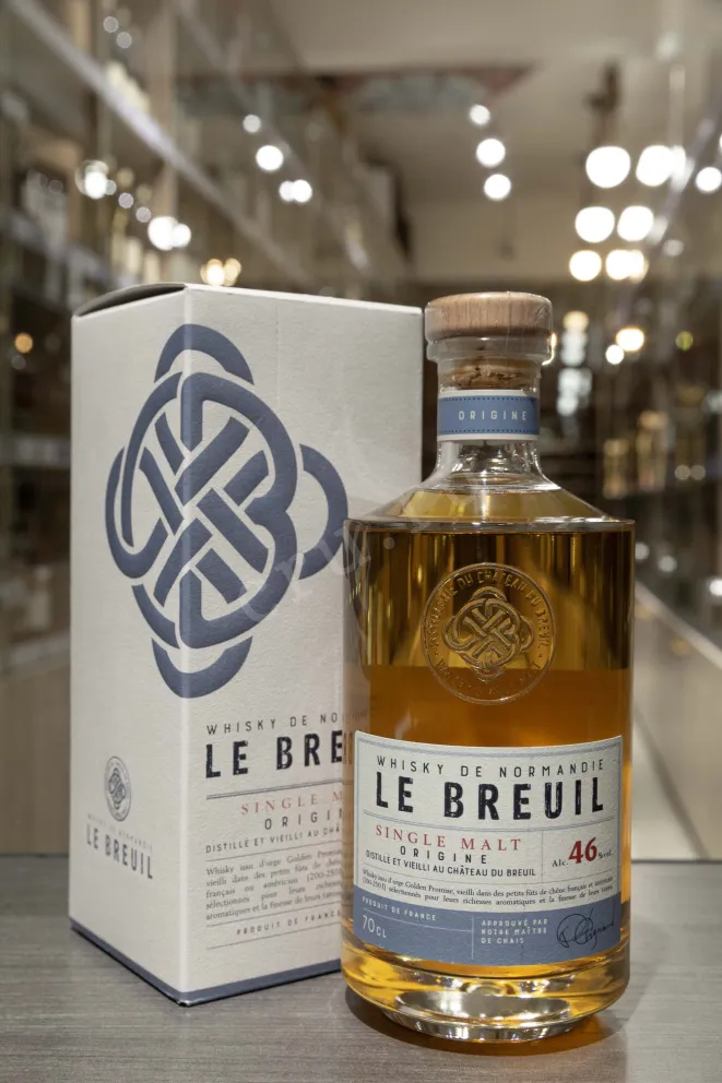 В магазине Крю Профи Le Breuil Single Malt Origine gift box 0.7 л