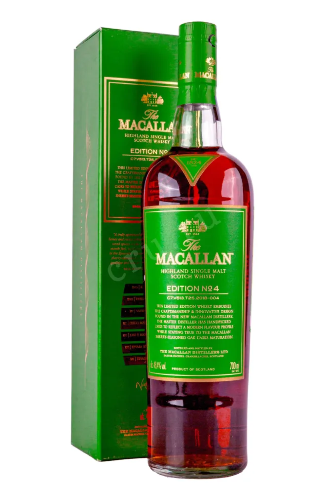 Виски The Macallan Edition №4 gift box  0.7 л
