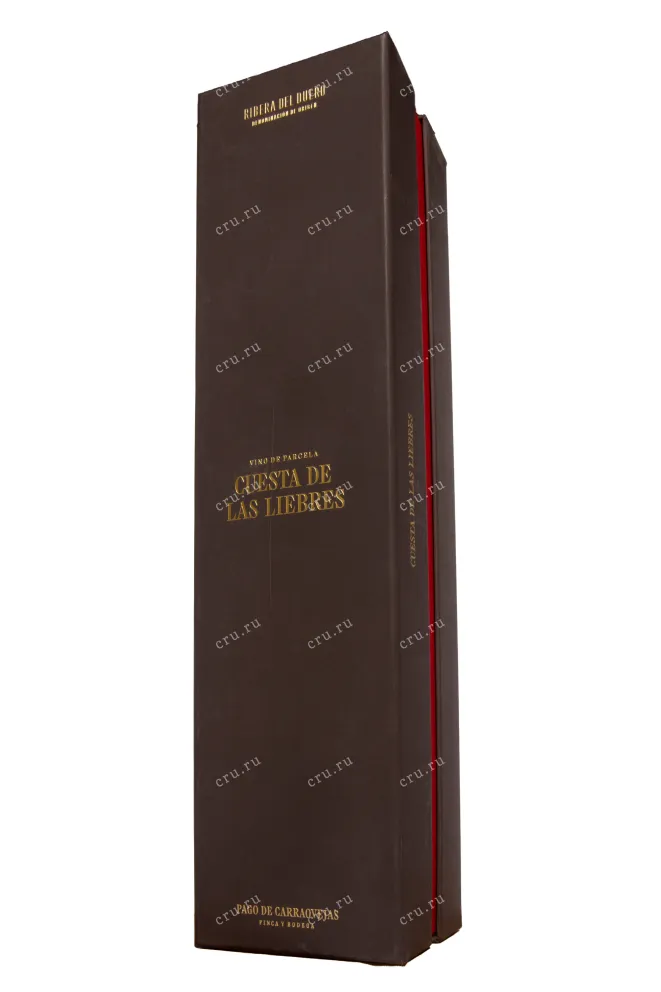 Подарочная коробка Pago de Carraovejas Cuesta de Las Liebres Ribera del Duero DO 2018 0.75 л