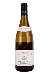 Вино Domaine Louis Moreau Chablis Premier Cru AOC Vaillons 2020 0.75 л