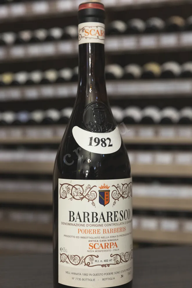 В магазине Крю Профи Scarpa Podere Barberis Barbaresco DOCG 1982 0.75 л