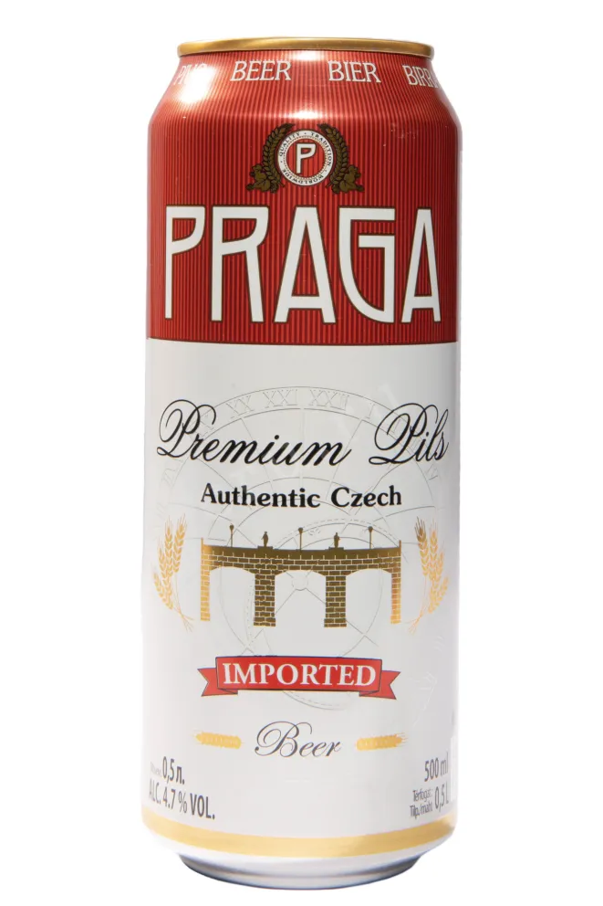 Пиво Praga Premium Pils in can  0.5 л
