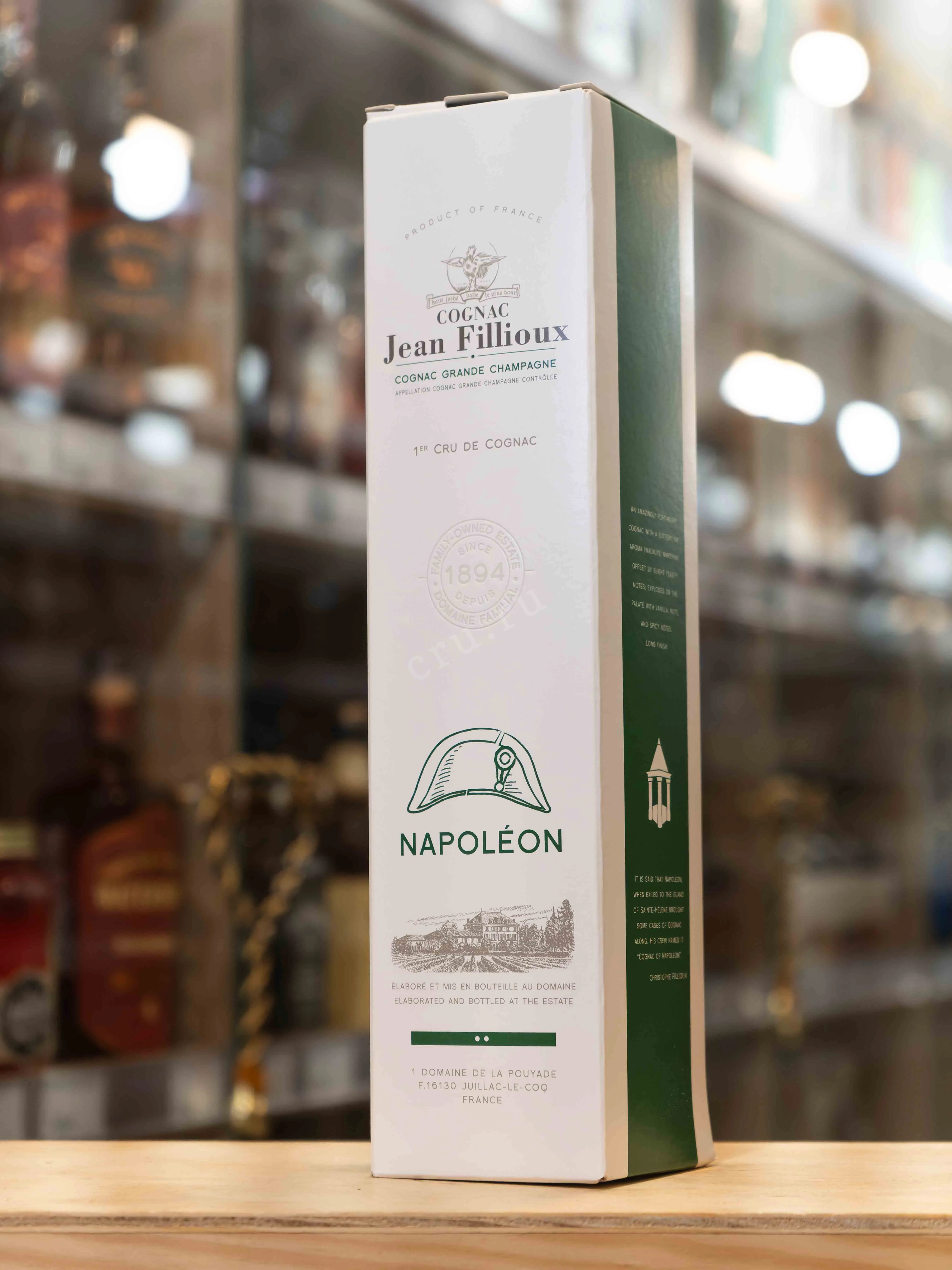 Jean Fillioux Napoleon Vieux Cognac Grande Champagne Premier Cru