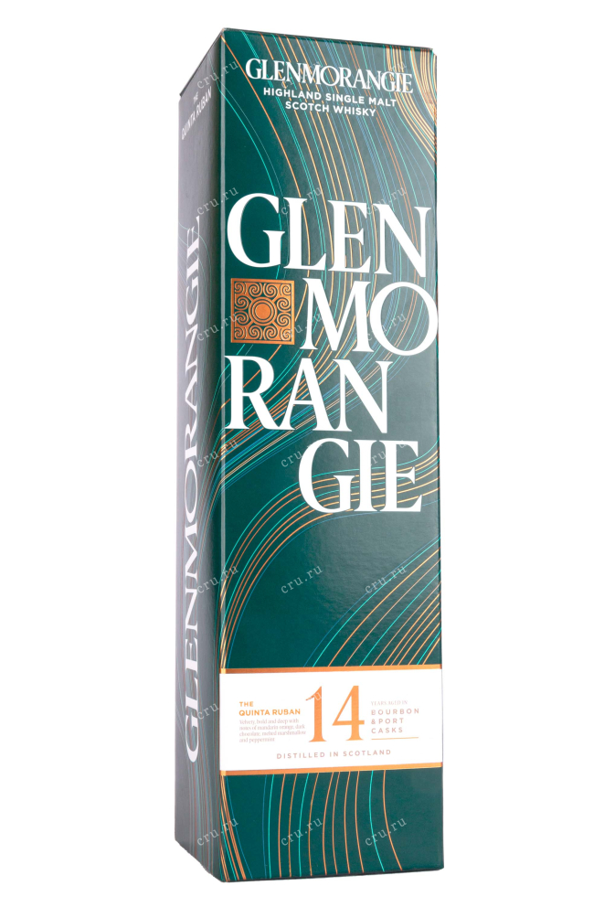 Подарочная коробка Glenmorangie Quinta Ruban 14 years 0.7 л