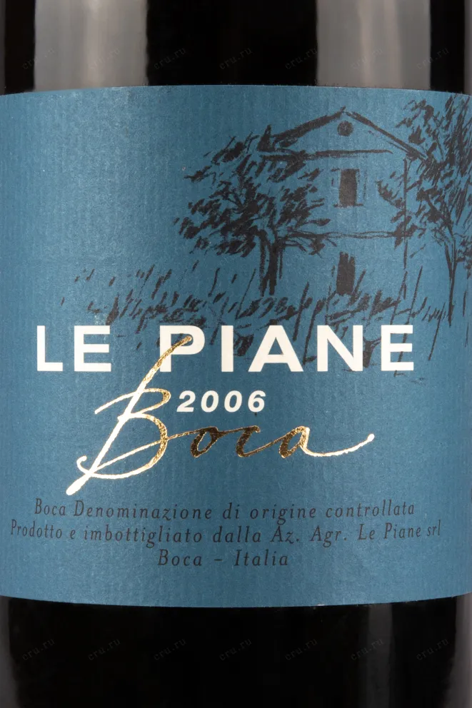 Этикетка вина Boca Le Piane 2006 0.75 л