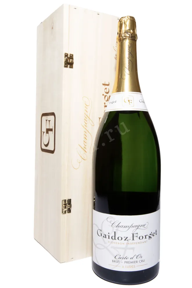 Шампанское Gaidoz Forget Carte d'Or Premier Cru AOC in wooden box 2020 3 л