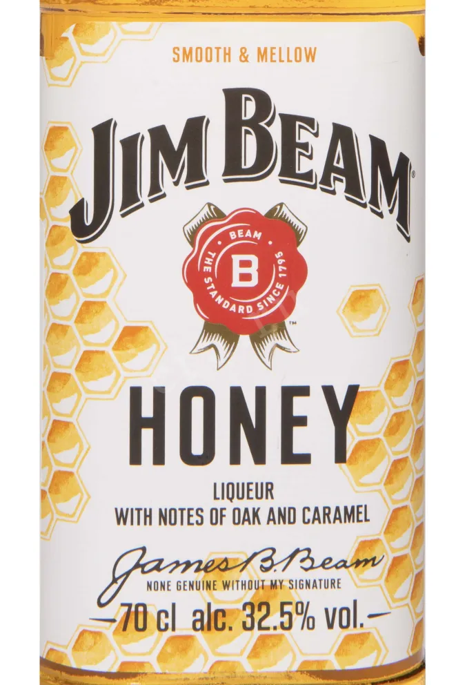 Этикетка Jim Beam Honey 0.7 л