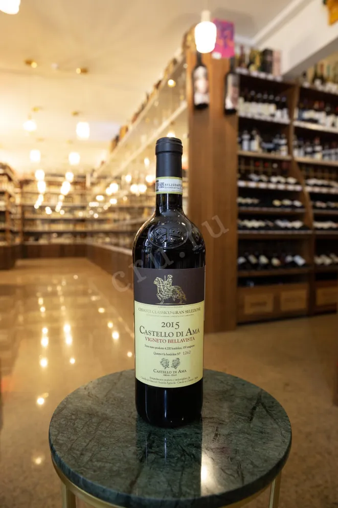 В магазине Крю Профи Castello di Ama Vigneto Bellavista Chianti Classico Gran Selezione in gift box 2015 0.75 л