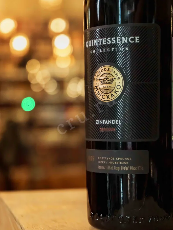 В магазине Крю Профи Myskhako Quintessence Zinfandel 2025 0.75 л