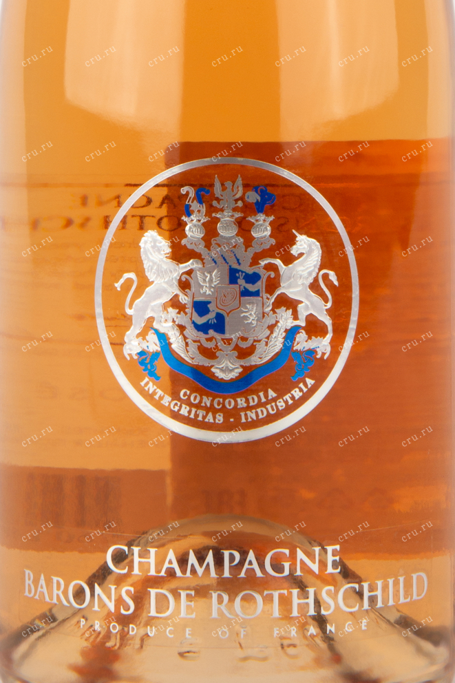 Этикетка шампанского Барон де Ротшильд Розе 0,75