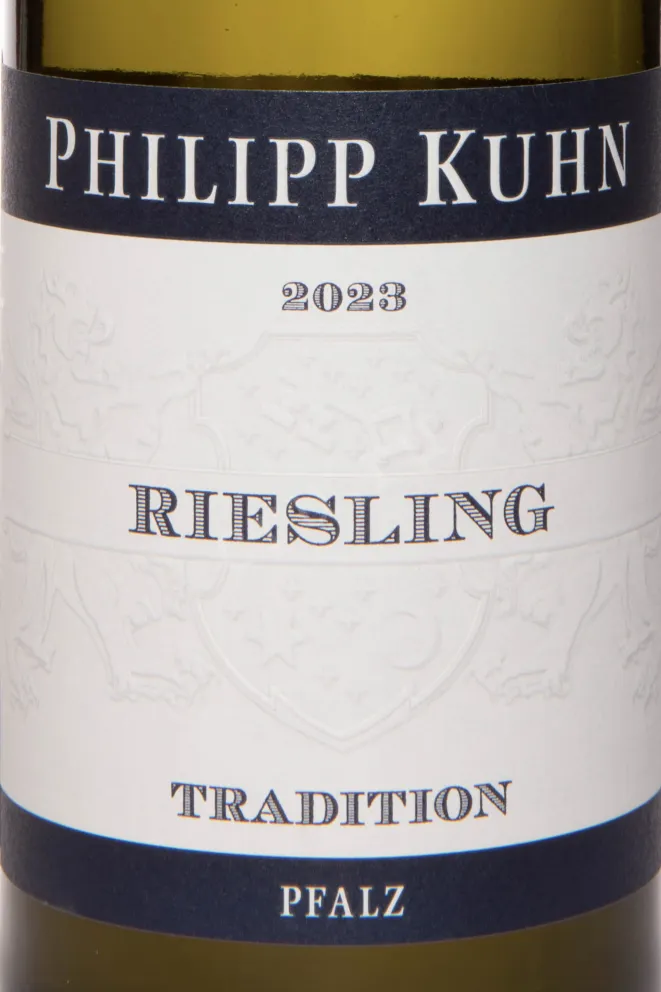Этикетка Philipp Kuhn Riesling Tradition 2023 0.75 л