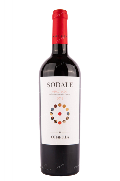 Вино Cotarella Sodale Merlot Lazio IGP 2018 0.75 л