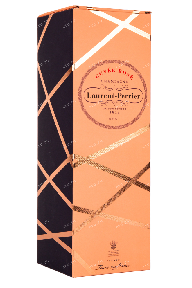 Подарочная коробка игристого вина Laurent-Perrier Cuvee Rose Brut gift box 0.75 л